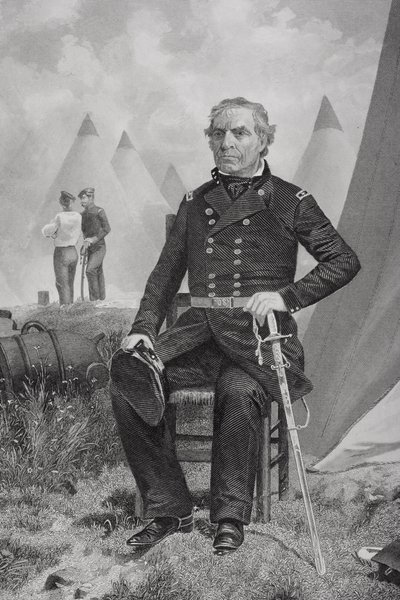 Portrait of Zachary Taylor by Alonzo Chappel